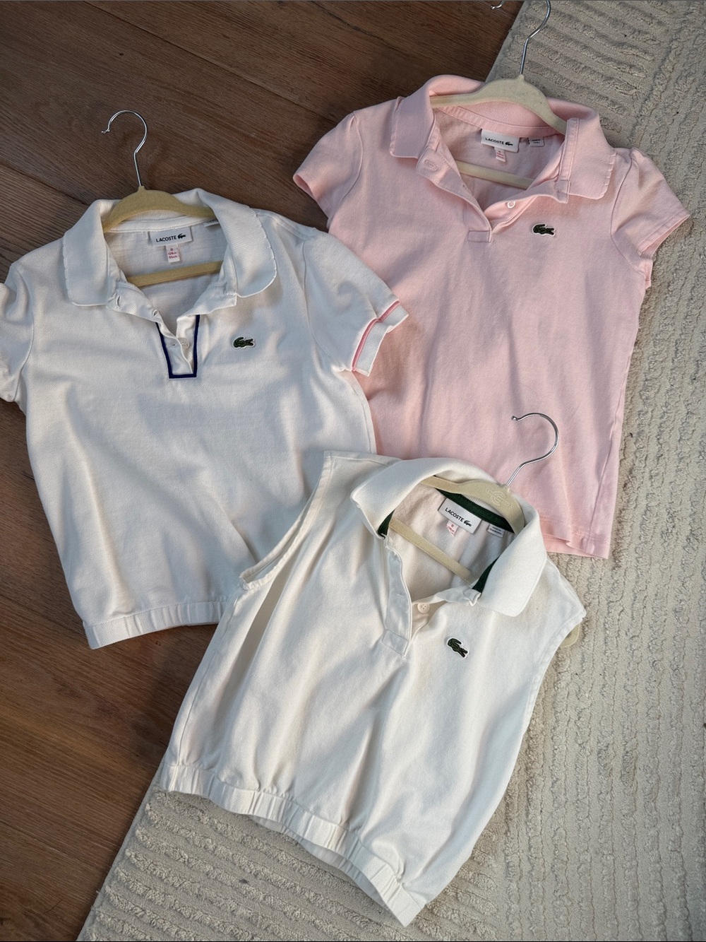 Lacoste Kids Polo Trio in size 8